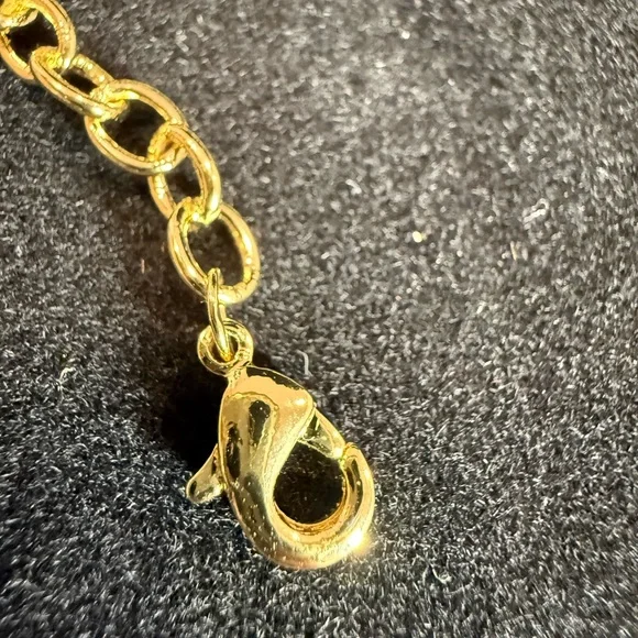 14K Gold Plated Elephant Charm Bracelet - Picture 4 of 4